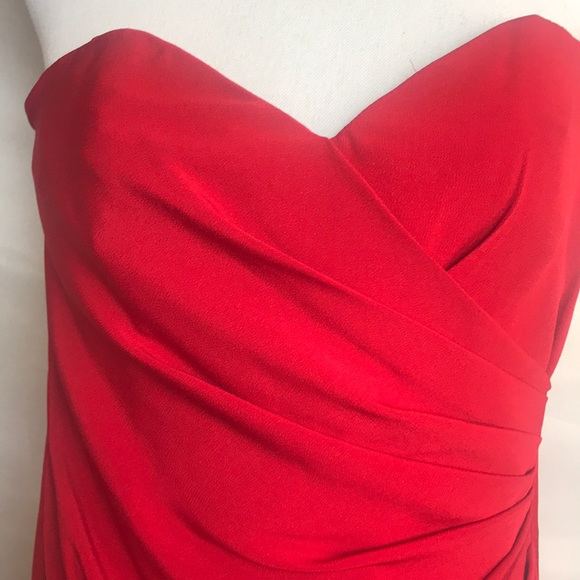 ❤️Anne Klein Red Strapless Cocktail Dress - Small - Picture 2 of 8